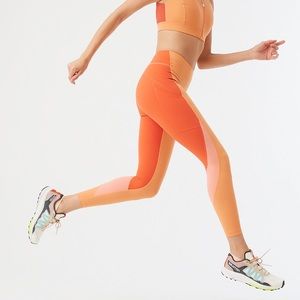 Orange Outdoor Voices Zoom 7/8 Leggings
